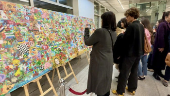 Фотография к новости: Грузияда «Әлем суреті» халықаралық арт-жобасының көрмесі өтті