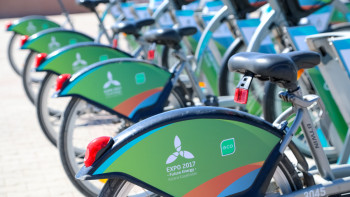 Фотография к новости: Астанада велосипедтерді жалға беру маусымы аяқталады