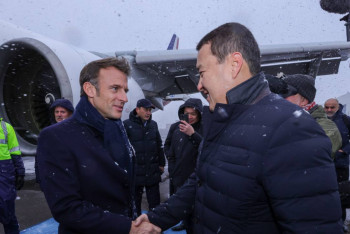 Фотография к новости: Макрон Қазақстанға ресми сапармен келді