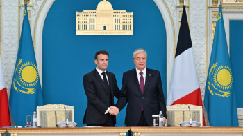 Фотография к новости: «Бұл Францияға жақын». Макрон Қазақстанның саясаттағы позициясы жайлы