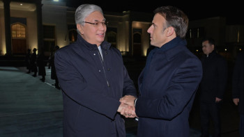 Фотография к новости: Макронның Қазақстанға ресми сапары аяқталды