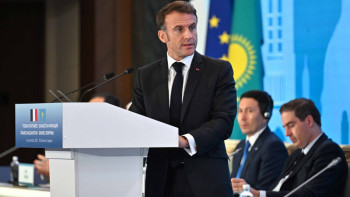 Фотография к новости: Макрон: Қазақстан – Еуропа мен Азияны байланыстыратын алтын көпір