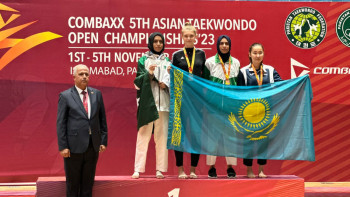 Фотография к новости: Таеквондошылар Пәкістандағы турнирде 13 медаль жеңіп алды