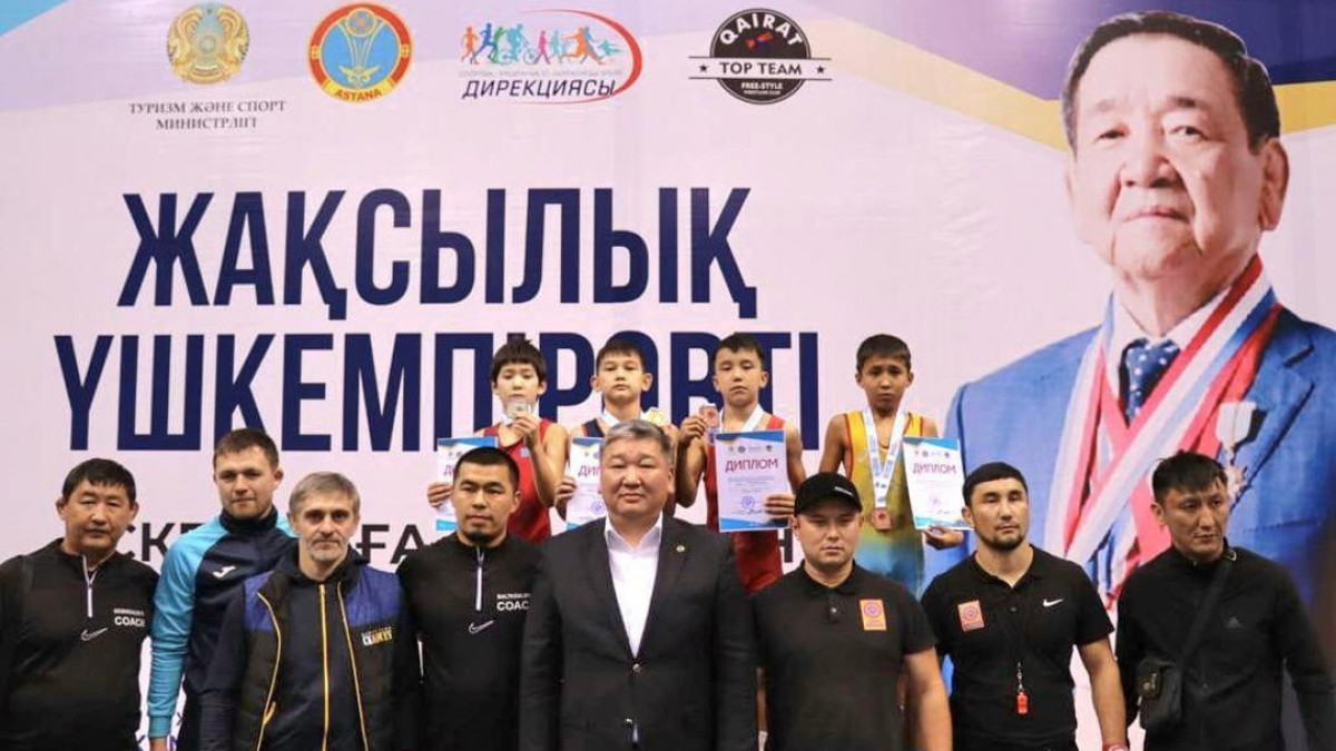 Астанада еркін күрестен өткен турнирдің жеңімпаздары анықталды