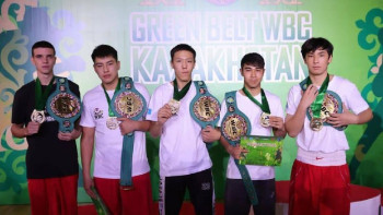 Фотография к новости: Алматының жас боксшылары «Канелло» залында жаттығу мүмкіндігіне ие болды