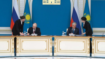 Фотография к новости: Тоқаев пен Путин қандай құжаттарға қол қойғаны белгілі болды