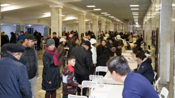 Фотография к новости: Астанада өткен жәрмеңкеде 400-ден аса бос жұмыс орны ұсынылды