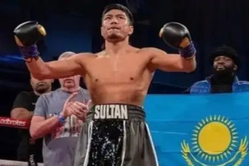 Фотография к новости: Сұлтан Заурбек аргентиналық боксшыны нокаутпен жеңді