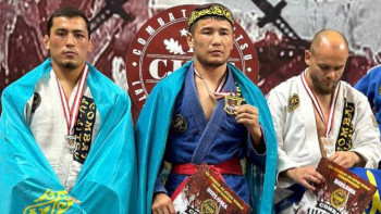 Фотография к новости: Еліміз командасы джиу-джитсудан әлем чемпионатында топ жарды