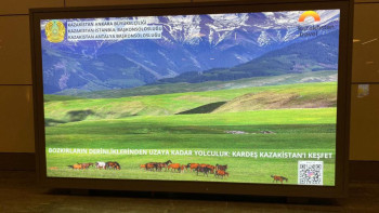 Фотография к новости: Қазақстанның көрікті табиғаты Түркияда таныстырылды