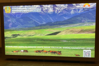Фотография к новости: Қазақстанның көрікті табиғаты Түркияда таныстырылды