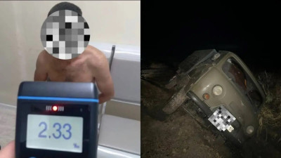 Қостанай облысында полицияға оқ атқан мас жүргізуші ұсталды