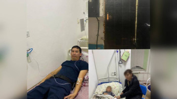 Фотография к новости: Таразда учаскелік полицей 6 жасар баланы өрттен құтқарып қалды