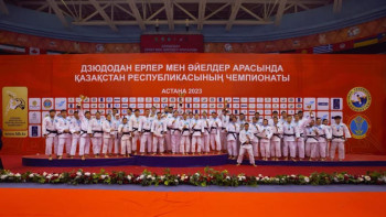 Фотография к новости: Астанада дзюдодан ерлер мен әйелдер арасында Қазақстан чемпионаты аяқталды