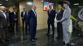 Фотография к новости: Президент «Астана Арена» стадионына келді