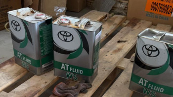 Фотография к новости: Алматы облысында жалған TOYOTA өнімдері тәркіленді