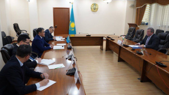 Фотография к новости: Министрлікте су саласындағы ынтымақтастық талқыланды