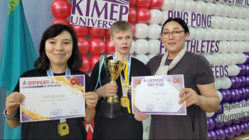 Фотография к новости: Мүмкіндігі шектеулі балалар үстел теннисі турнирінде жеңіске жетті