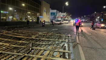 Фотография к новости: Қарағанды ​​облысында екпіні күшті желден 14 ғимараттың шатыры қирады