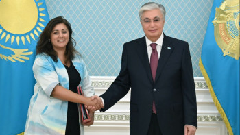 Фотография к новости: Лондонмен инвестиция саласындағы байланысты кеңейтуге мүдделіміз - Тоқаев