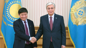 Фотография к новости: Мемлекет басшысы SOVICO Group компаниясының басқарма төрағасын қабылдады