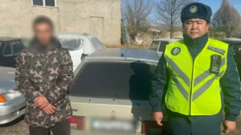 Фотография к новости: Жалған нөмірлі көлік басқарған жүргізуші ұсталды