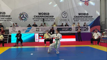 Фотография к новости: Алматыда каратэден әлем чемпионаты өтіп жатыр