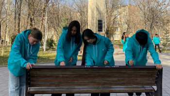 Фотография к новости: Жастар вандализммен күресіп жатыр