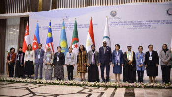 Фотография к новости: Самарқандта әйелдерді қолдау тақырыбында халықаралық форум өтті