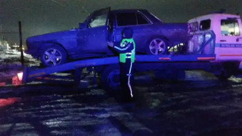 Фотография к новости: Қостанай облысында мас жүргізуші полицейлерді алдамақ болды