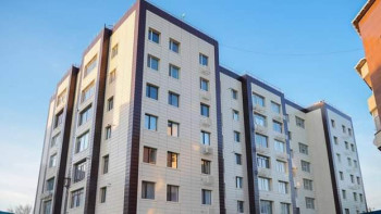 Фотография к новости: Көпқабатты тұрғын үйдің күрделі жөндеу жұмыстары аяқталуға жақын