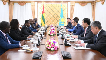 Фотография к новости: Сенат төрағасы Того Республикасының Президентімен кездесті