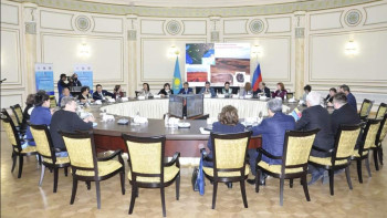 Фотография к новости: Алматыда «Қазақстан – Ресей: мәдениеттер диалогы» атты пленарлық отырысы өтті