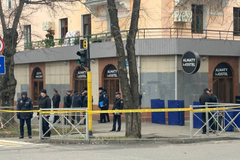 Фотография к новости: Алматыдағы өрт. Хостелде шетел азаматтары да болған