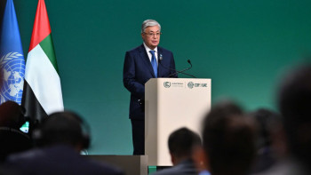 Фотография к новости: Президент Климат жөніндегі дүниежүзілік саммитте сөз сөйледі