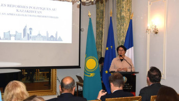 Фотография к новости: Францияда Қазақстанды саяси жаңғырту процесі үлкен қызығушылық тудырады