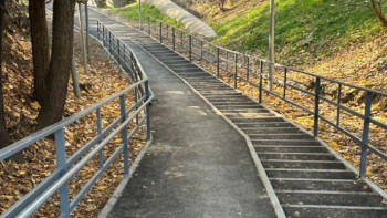 Фотография к новости: Алматыда үш жаңа жаяу жүргіншілер көпірі салынды