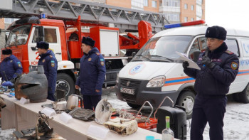 Фотография к новости: Ақмолалық құтқарушылар ерекше көрме өткізді