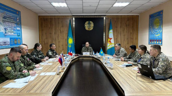 Фотография к новости: Аягөз гарнизонында Вена құжаты аясында бағалау инспекциясы өтті