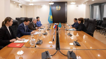 Фотография к новости: Аида Балаева Ресей Федерациясының Елшісімен кездесті