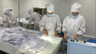 Жамбыл облысында бір реттік медициналық бұйымдар шығарылады
