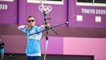 Фотография к новости: Қазақстандық садақшылар Париж Олимпиадасында бақ сынайды