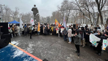 Фотография к новости: Алматыда волонтерлер слеті өтті