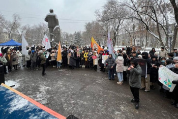 Фотография к новости: Алматыда волонтерлер слеті өтті