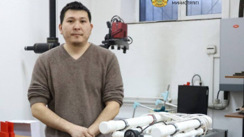 Фотография к новости: Отандық жас ғалым су асты роботының прототипін жасап шығарды