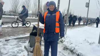 Фотография к новости: Адамдардың қоқыс тастау этикасы қалыптасса екен - аула сыпырушы