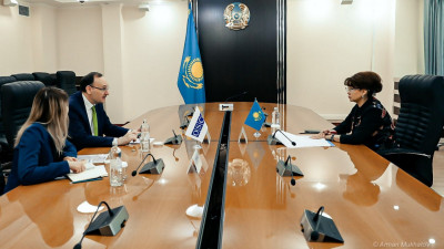 Балаева Астанадағы ЕҚЫҰ бағдарламалар кеңсесінің басшысымен кездесті