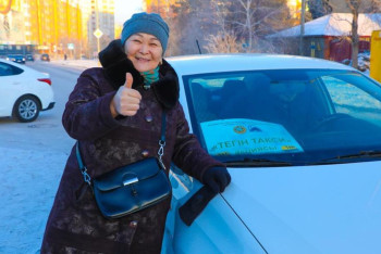 Фотография к новости: Астанада ауа райына байланысты түскі ас пен такси ұйымдастырылды