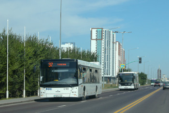 Фотография к новости: Қала маңына қатынайтын бірнеше автобустың қозғалысы тоқтатылды