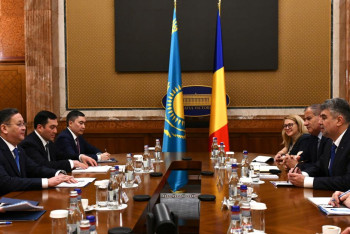 Фотография к новости: Қазақстанның Сыртқы істер министрі Румыния басшылығымен кездесулер өткізді